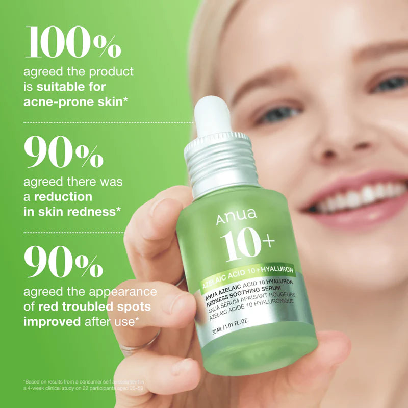 Anua Azelaic Acid 10 + Hyaluron Redness Soothing Serum