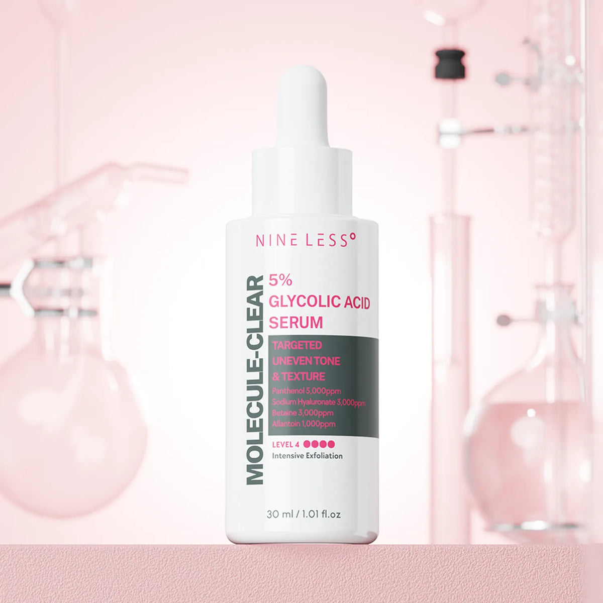 Nine Less (Renew) Molecule-Clear 5% Glycolic Acid Serum 30ml