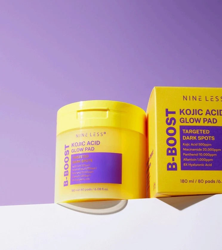 Nine Less [Renew] B-boost Kojic Acid Glow Toner Pad (80pzs)