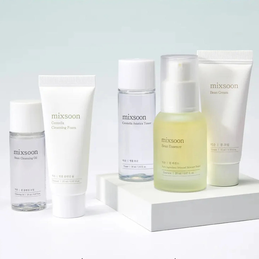 Mixsoon Pure Glow Essentials Set (5 pcs)