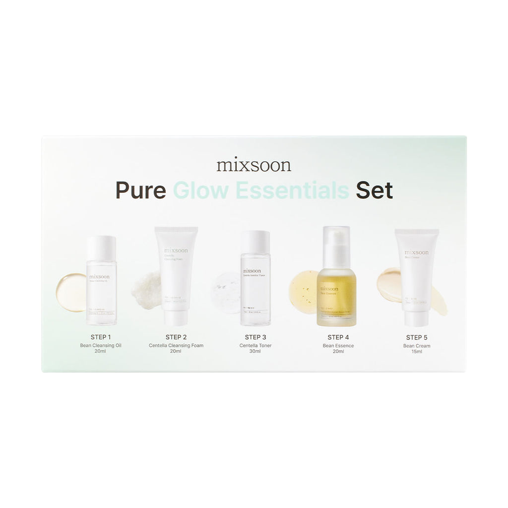 Mixsoon Pure Glow Essentials Set (5 pcs)