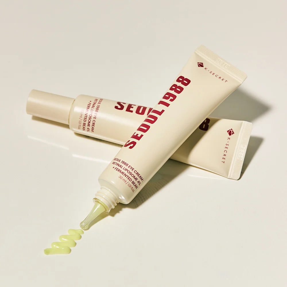 K-Secret Seoul 1988 Eye Cream: Retinal Liposome 4% + Fermented Bean