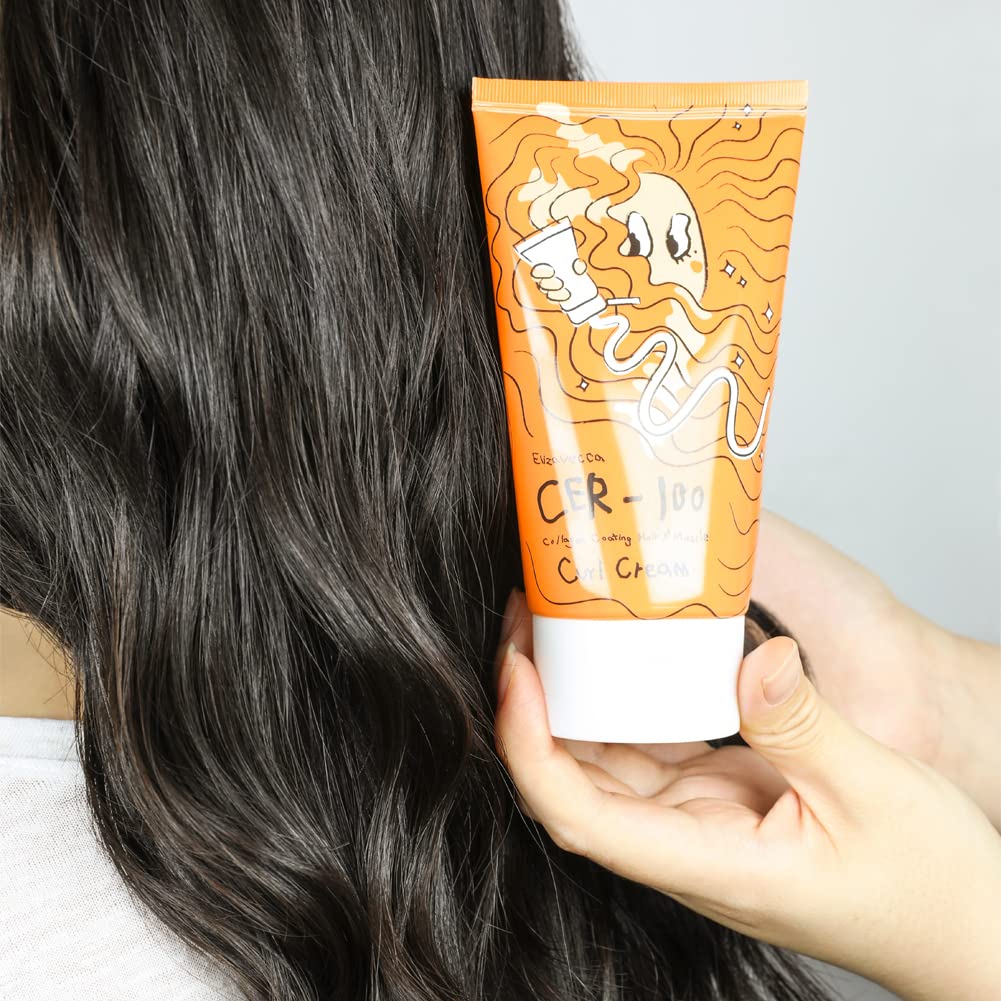 Elizavecca (Renew) Collagen Coating Hair A+ Muscle Curl Cream (CER-100) 120ml