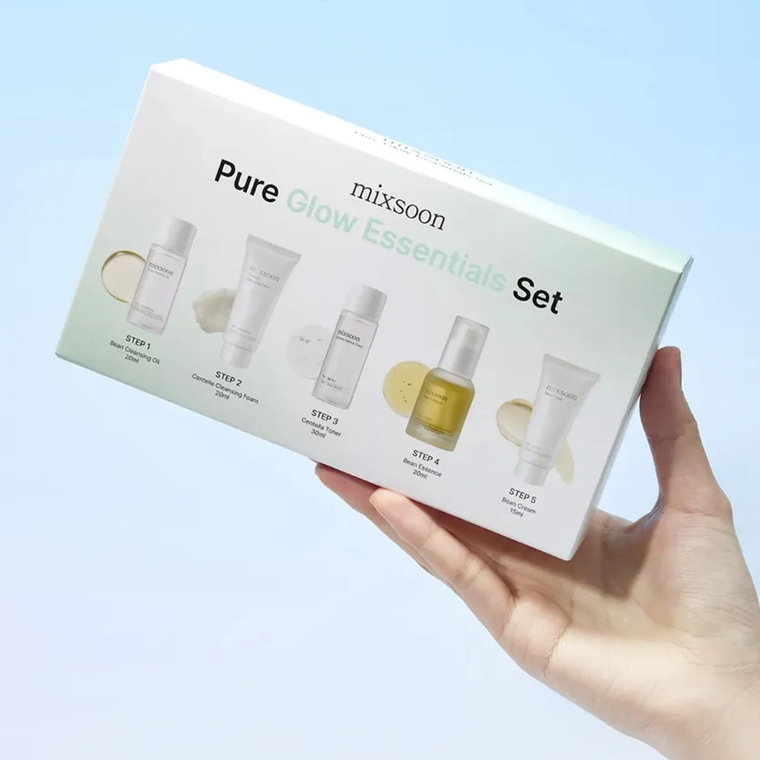 Mixsoon Pure Glow Essentials Set (5 pcs)