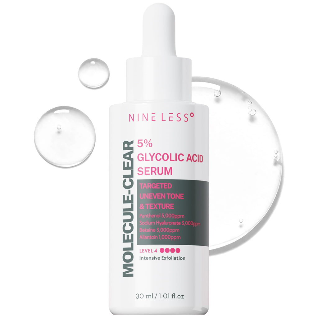 Nine Less (Renew) Molecule-Clear 5% Glycolic Acid Serum 30ml