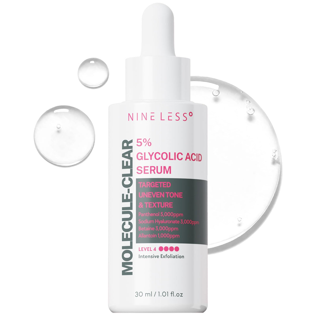 Nine Less (Renew) Molecule-Clear 5% Glycolic Acid Serum 30ml