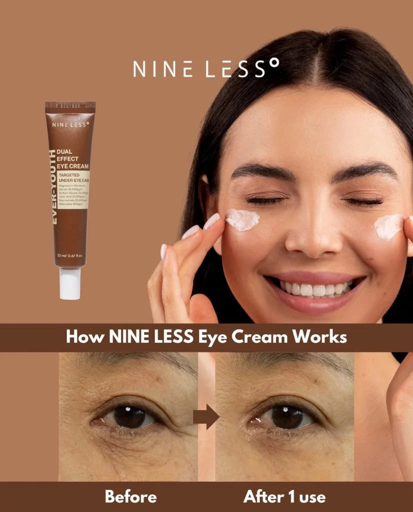 Nine Less Ever-Youth Dual Effect Eye Cream 20ml